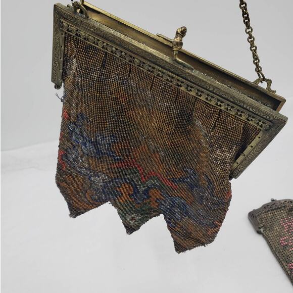 Antique Mesh Purses Collection 2 Stunning 6" long & 4" long - Picture 11 of 16